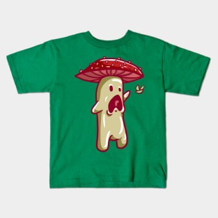 The Fear Cartoon Mushroom Character Kids T-Shirt